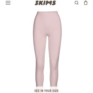 SKIMS - Pointelle Logo Legging - Size 3X
